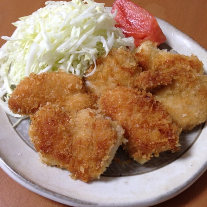 鶏胸肉で♪チキンカツ